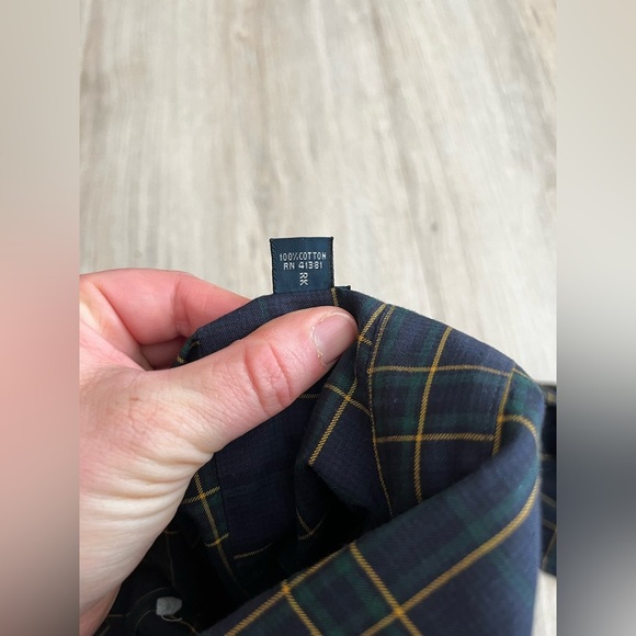 Ralph Lauren Men’s Vintage Long Sleeve Blue Green Yellow Plaid Button Down - L - Picture 5 of 6